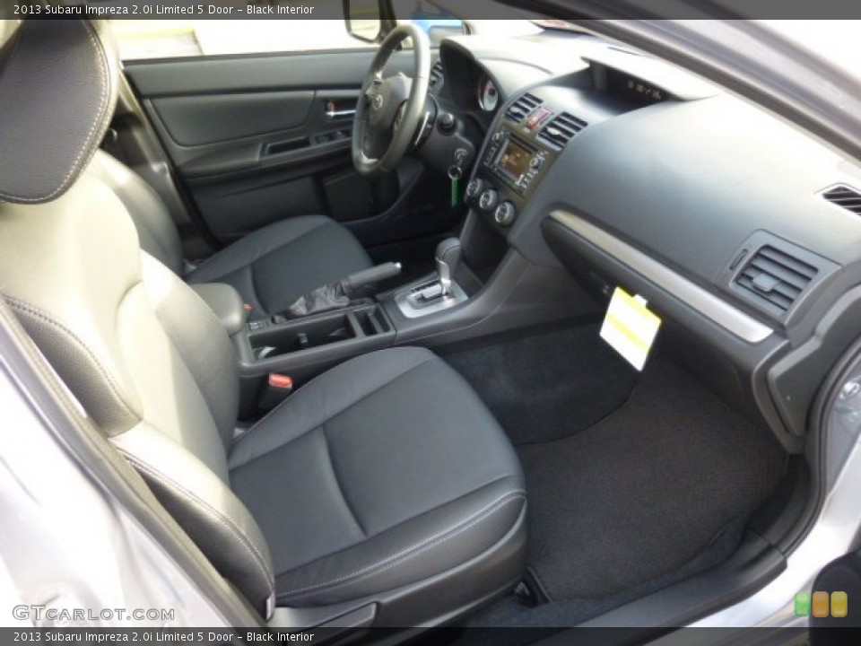 Black Interior Photo for the 2013 Subaru Impreza 2.0i Limited 5 Door #74490451