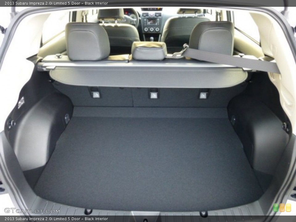 Black Interior Trunk for the 2013 Subaru Impreza 2.0i Limited 5 Door #74490505