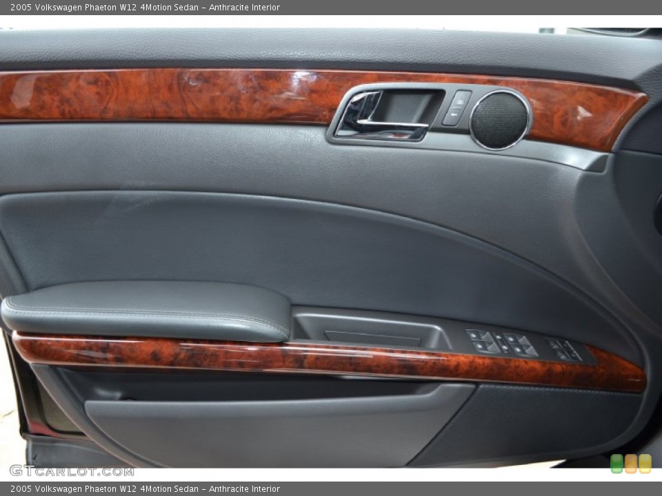 Anthracite Interior Door Panel for the 2005 Volkswagen Phaeton W12 4Motion Sedan #74492147