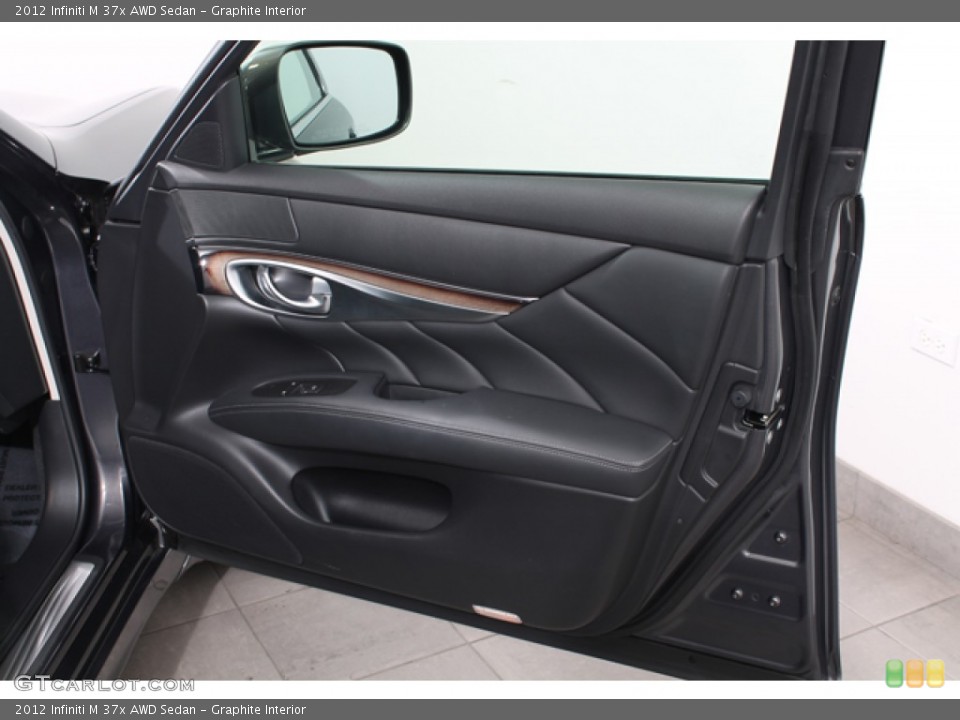 Graphite Interior Door Panel for the 2012 Infiniti M 37x AWD Sedan #74496218