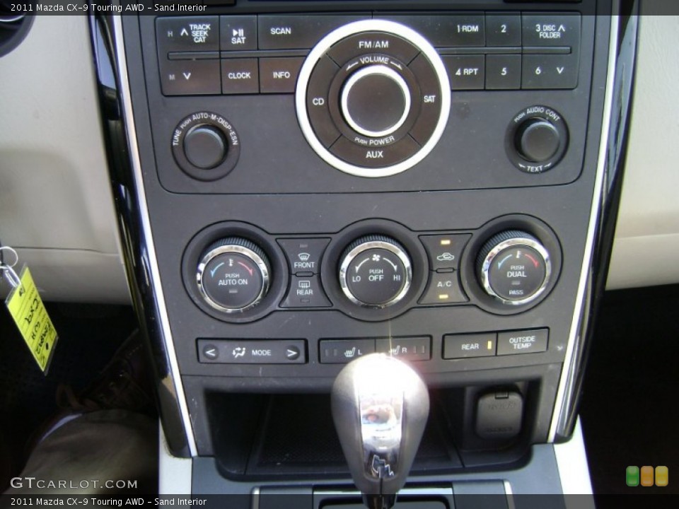 Sand Interior Controls for the 2011 Mazda CX-9 Touring AWD #74496665