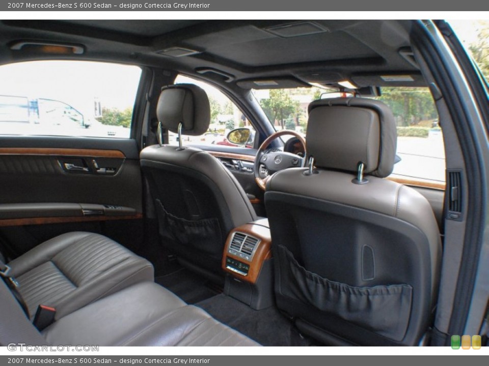 designo Corteccia Grey Interior Photo for the 2007 Mercedes-Benz S 600 Sedan #74498027