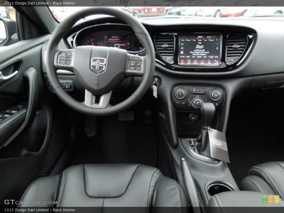 Black Interior Dashboard for the 2013 Dodge Dart Limited #74498048