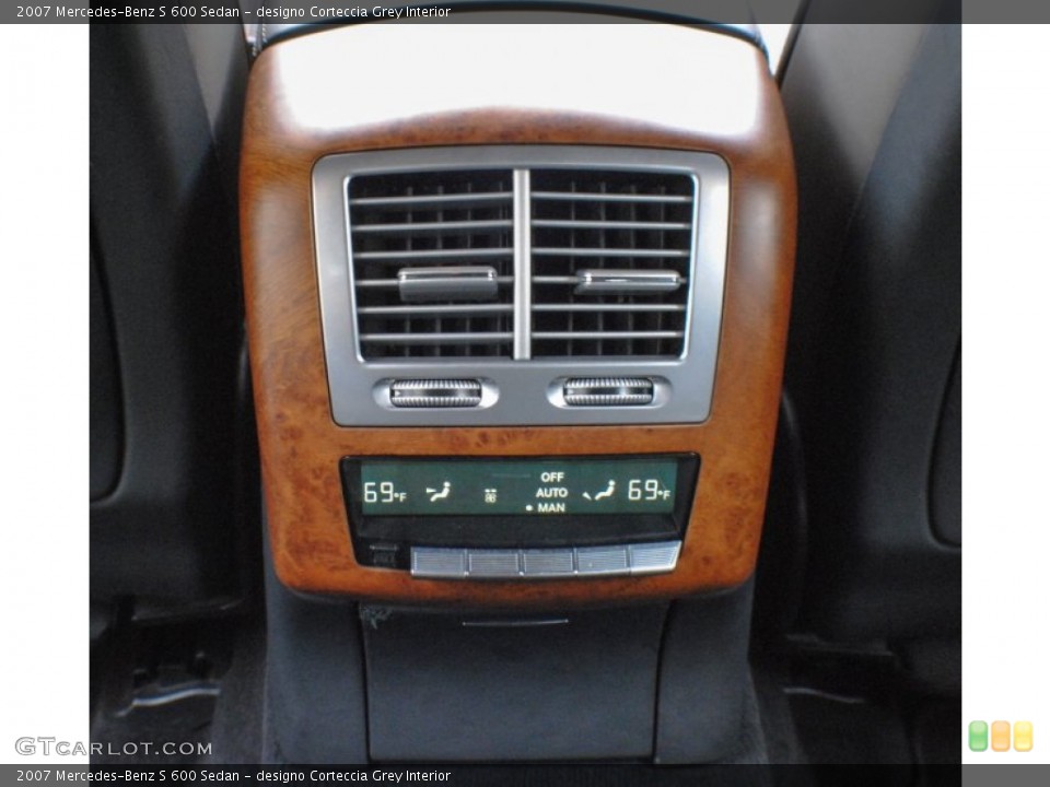 designo Corteccia Grey Interior Controls for the 2007 Mercedes-Benz S 600 Sedan #74498099