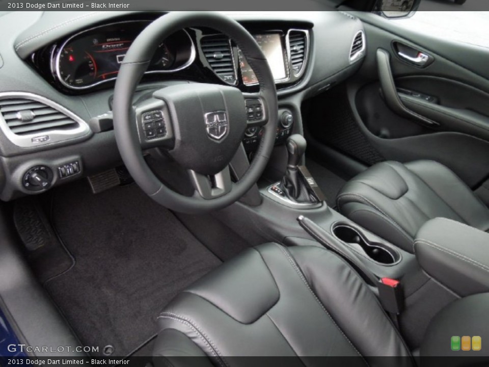 Black Interior Prime Interior for the 2013 Dodge Dart Limited #74498206