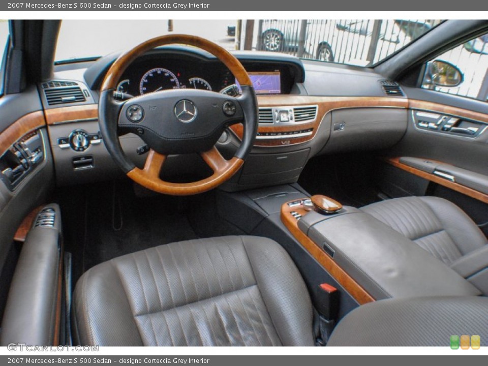 designo Corteccia Grey Interior Prime Interior for the 2007 Mercedes-Benz S 600 Sedan #74498319