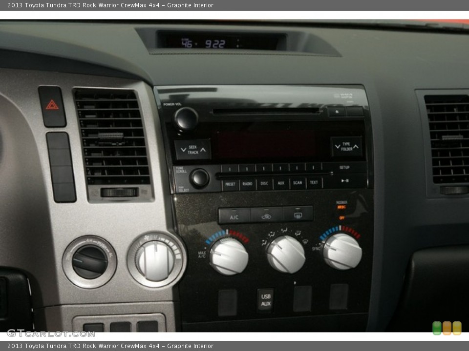 Graphite Interior Controls for the 2013 Toyota Tundra TRD Rock Warrior CrewMax 4x4 #74498334