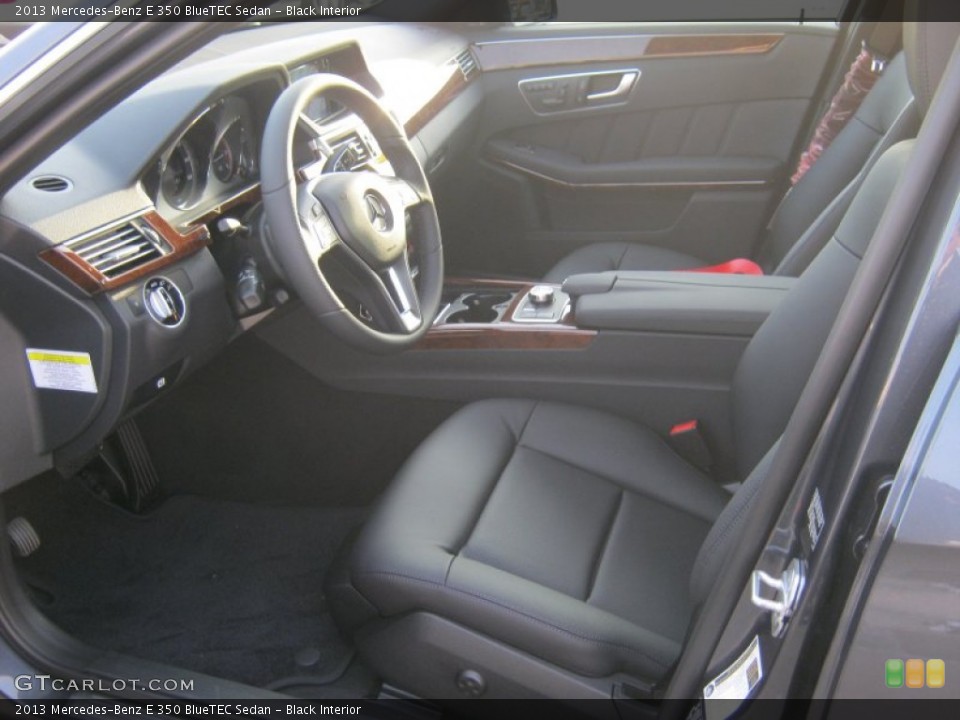Black Interior Photo for the 2013 Mercedes-Benz E 350 BlueTEC Sedan #74498636