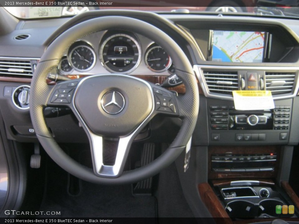Black Interior Dashboard for the 2013 Mercedes-Benz E 350 BlueTEC Sedan #74498681