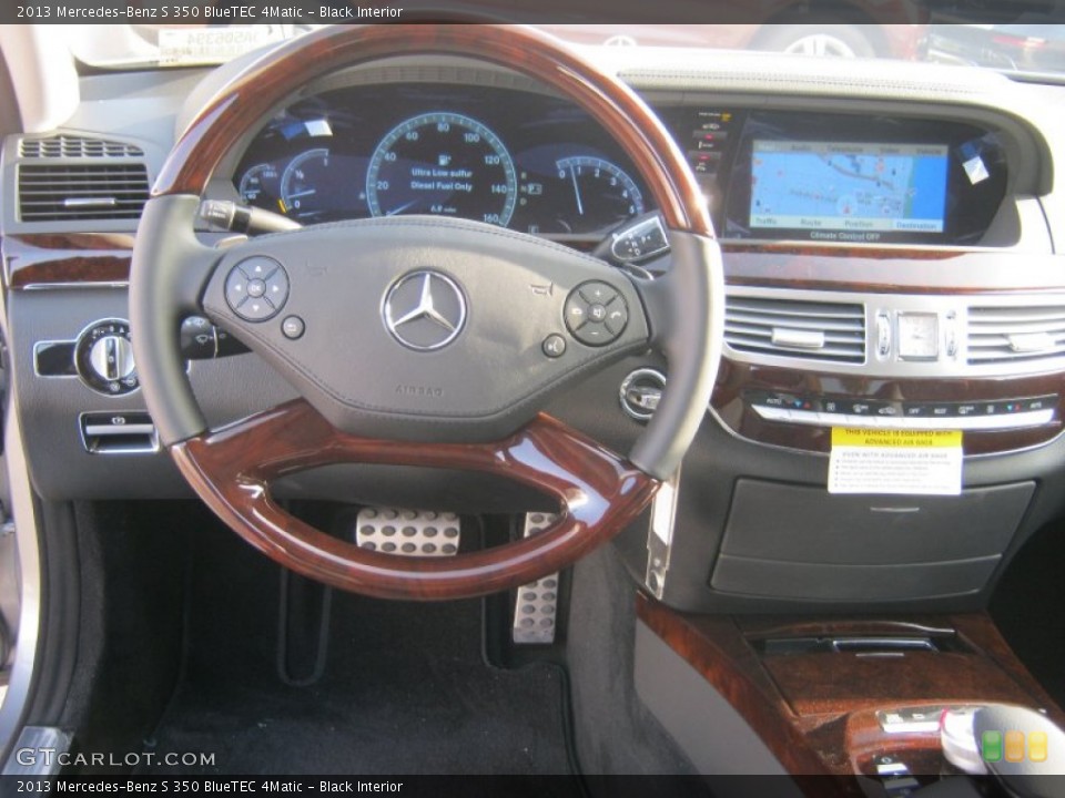 Black Interior Dashboard for the 2013 Mercedes-Benz S 350 BlueTEC 4Matic #74499143