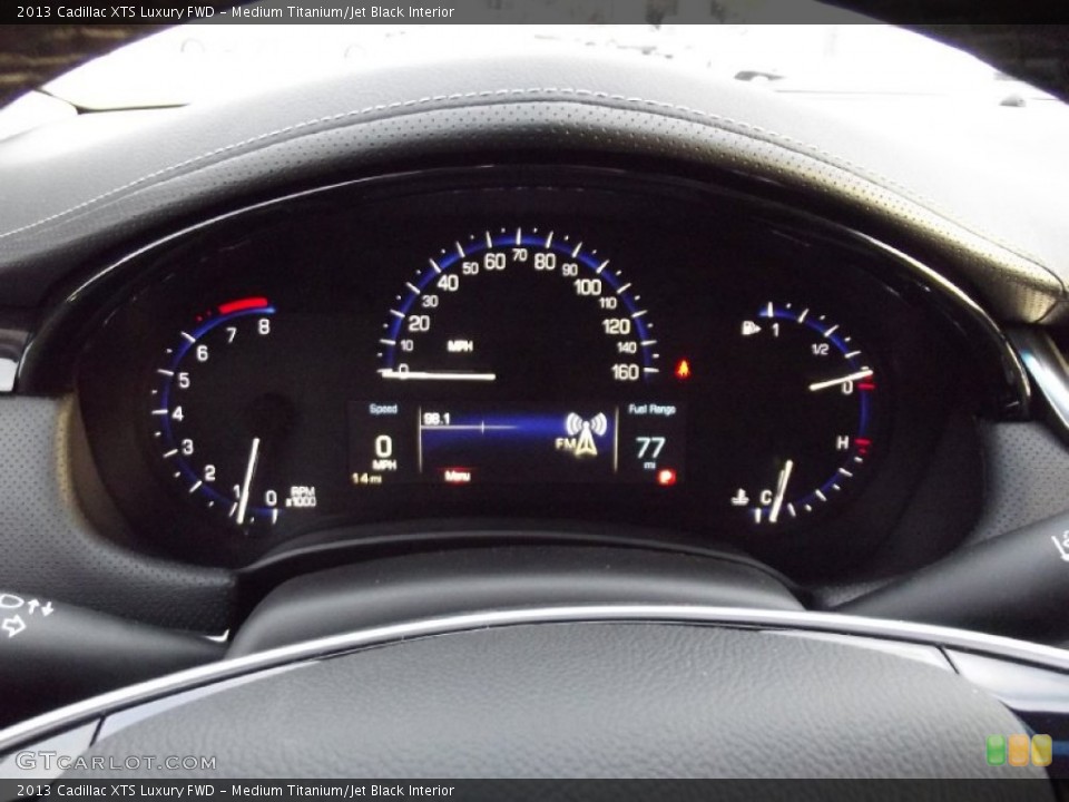 Medium Titanium/Jet Black Interior Gauges for the 2013 Cadillac XTS Luxury FWD #74499617