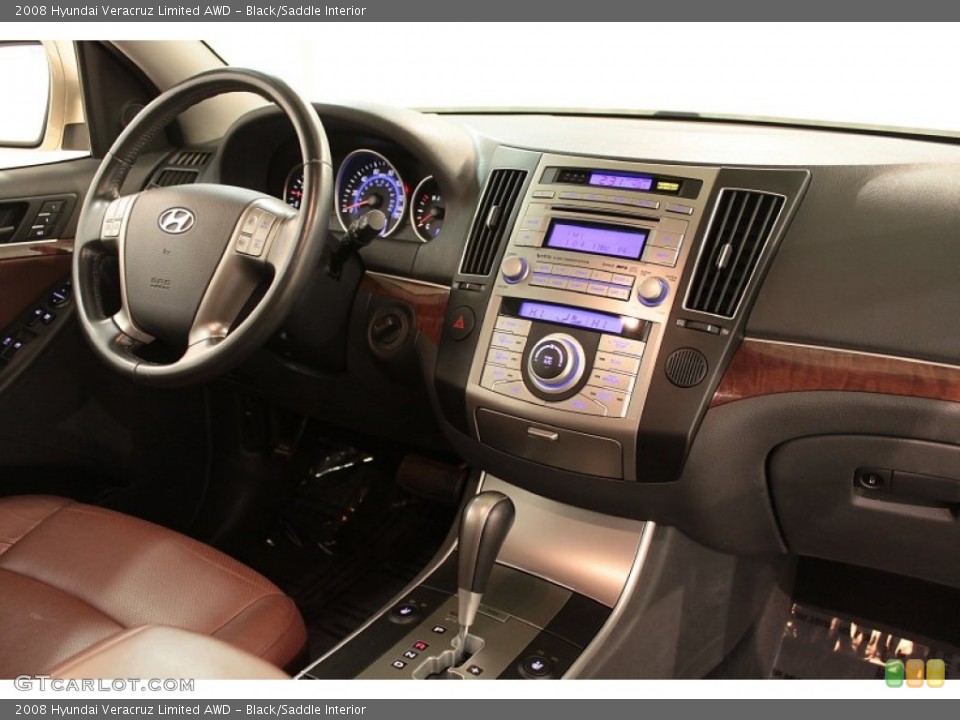 Black/Saddle Interior Dashboard for the 2008 Hyundai Veracruz Limited AWD #74500253