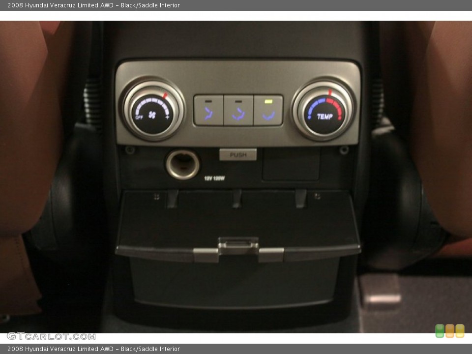 Black/Saddle Interior Controls for the 2008 Hyundai Veracruz Limited AWD #74500424