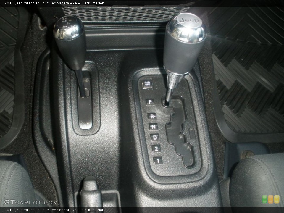 Black Interior Transmission for the 2011 Jeep Wrangler Unlimited Sahara 4x4 #74500457