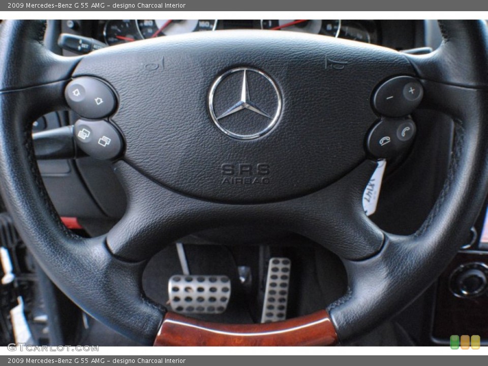designo Charcoal Interior Steering Wheel for the 2009 Mercedes-Benz G 55 AMG #74501159