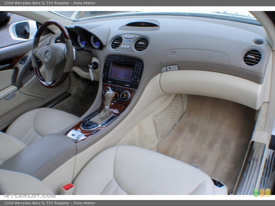 Stone Interior Dashboard for the 2009 Mercedes-Benz SL 550 Roadster #74501461