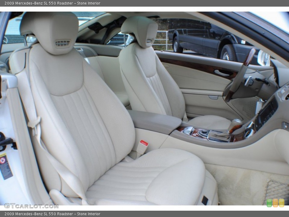 Stone Interior Front Seat for the 2009 Mercedes-Benz SL 550 Roadster #74501489