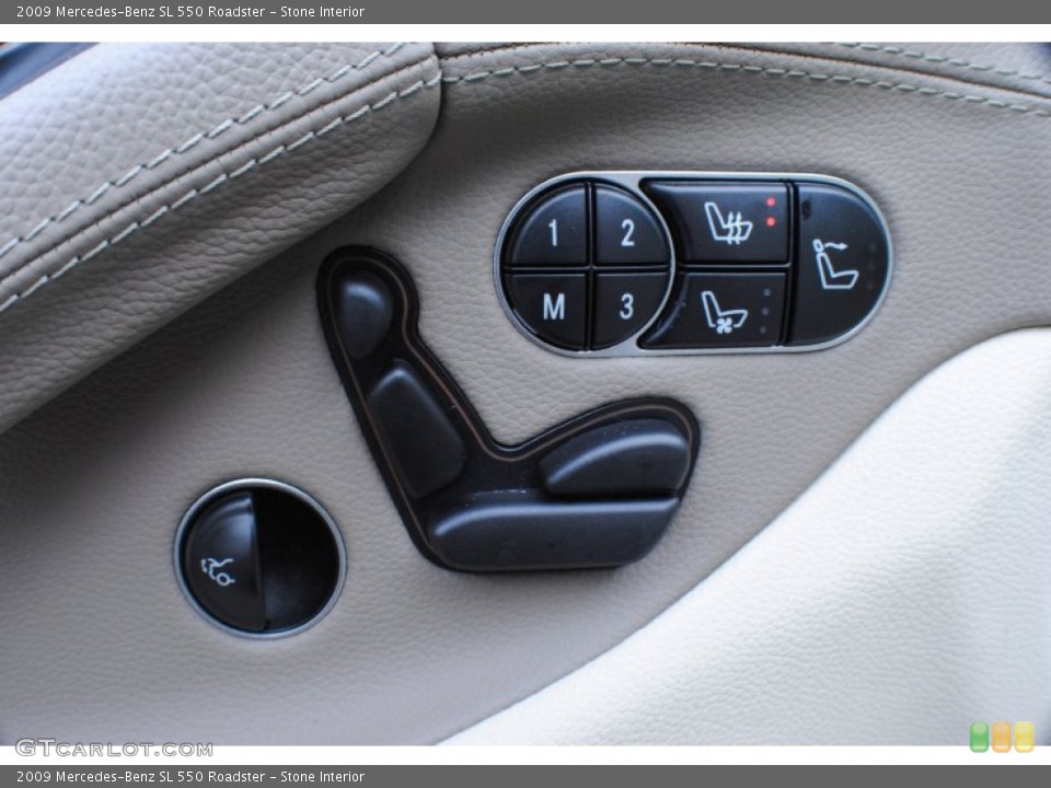 Stone Interior Controls for the 2009 Mercedes-Benz SL 550 Roadster #74501532