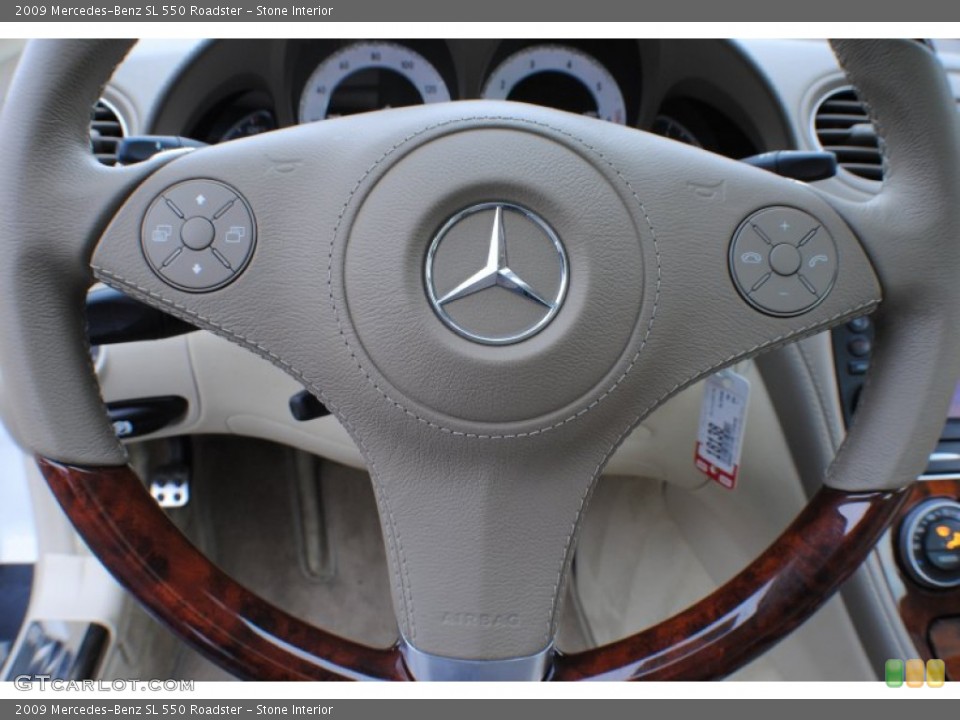 Stone Interior Controls for the 2009 Mercedes-Benz SL 550 Roadster #74501627