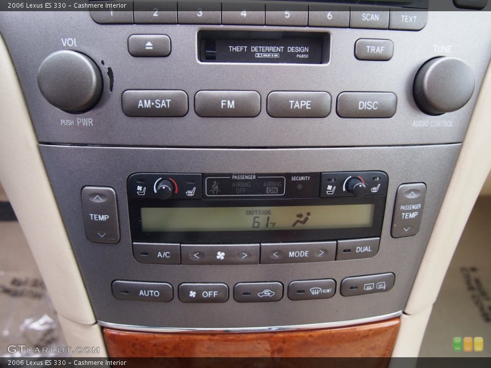 Cashmere Interior Controls for the 2006 Lexus ES 330 #74502695