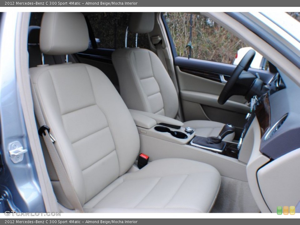 Almond Beige/Mocha Interior Front Seat for the 2012 Mercedes-Benz C 300 Sport 4Matic #74503379