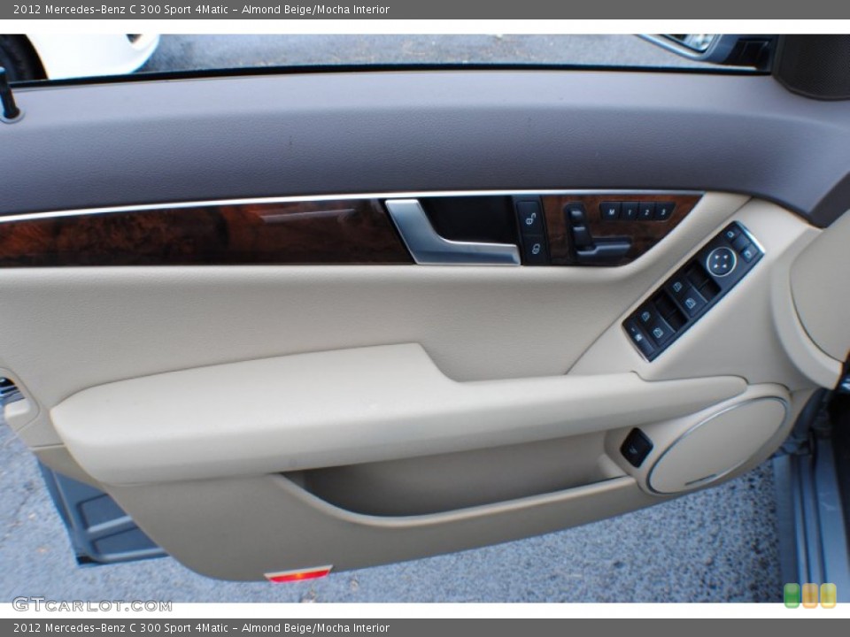 Almond Beige/Mocha Interior Door Panel for the 2012 Mercedes-Benz C 300 Sport 4Matic #74503392