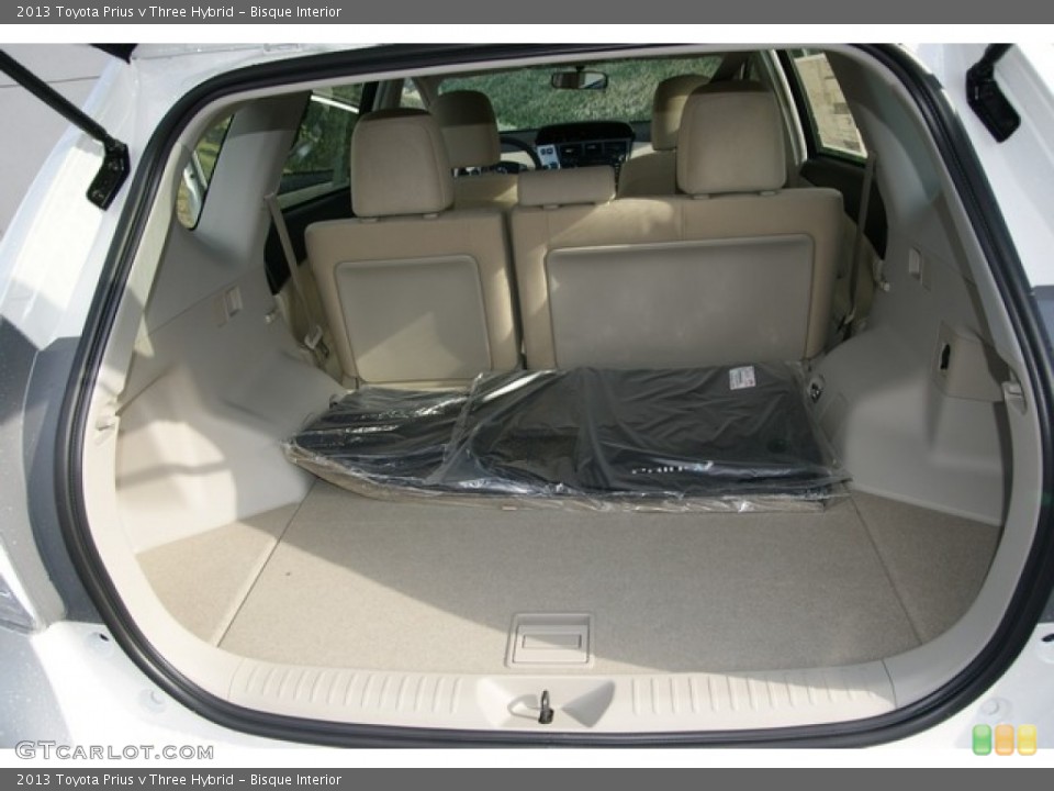 Bisque Interior Trunk for the 2013 Toyota Prius v Three Hybrid #74503580