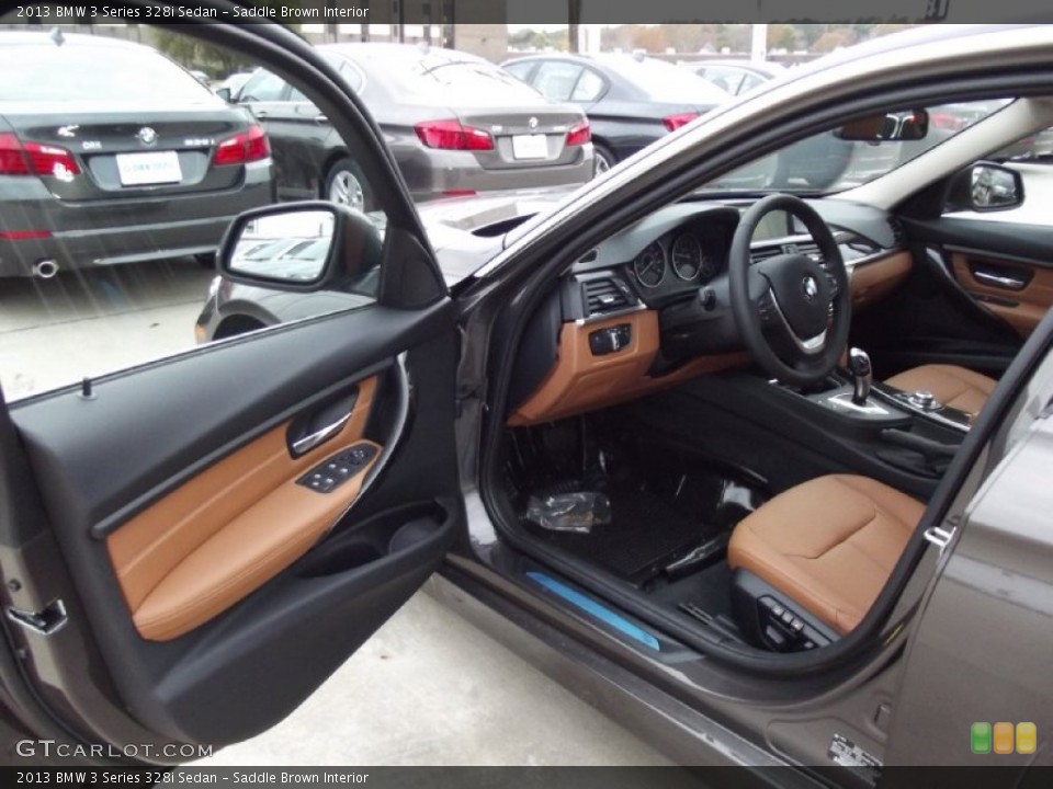 Saddle Brown Interior Photo for the 2013 BMW 3 Series 328i Sedan #74503661