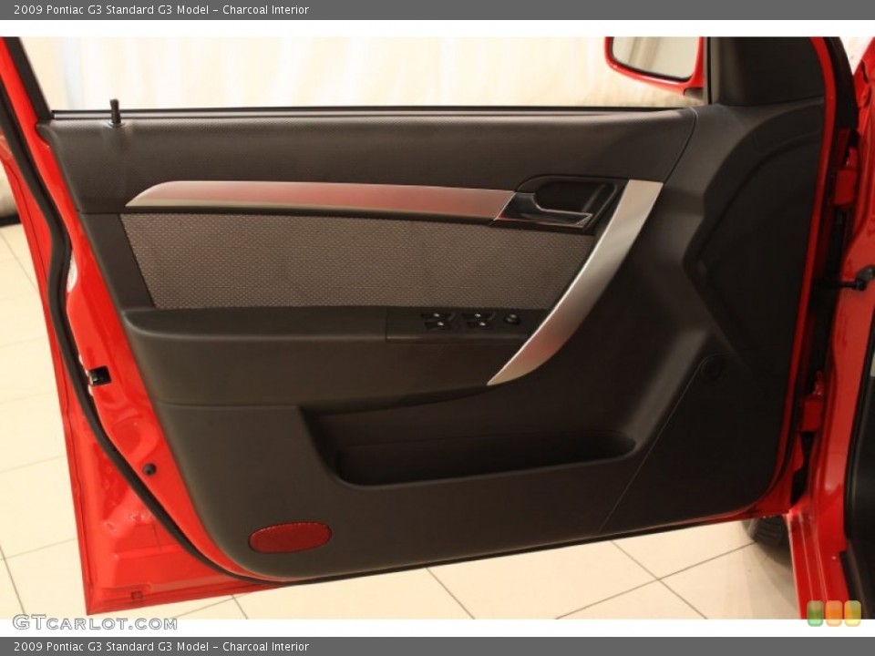 Charcoal Interior Door Panel for the 2009 Pontiac G3  #74503697