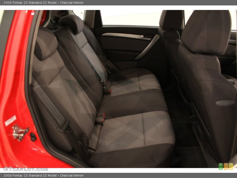 Charcoal Interior Rear Seat for the 2009 Pontiac G3  #74503913