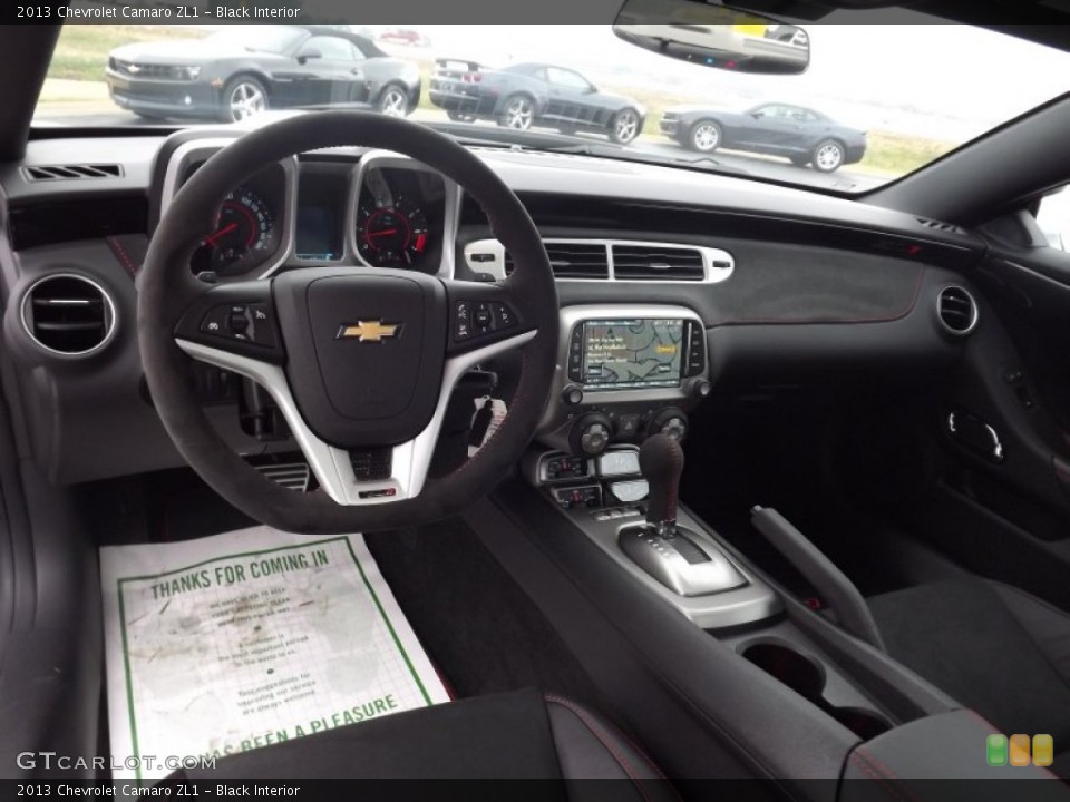 Black Interior Dashboard for the 2013 Chevrolet Camaro ZL1 #74504450