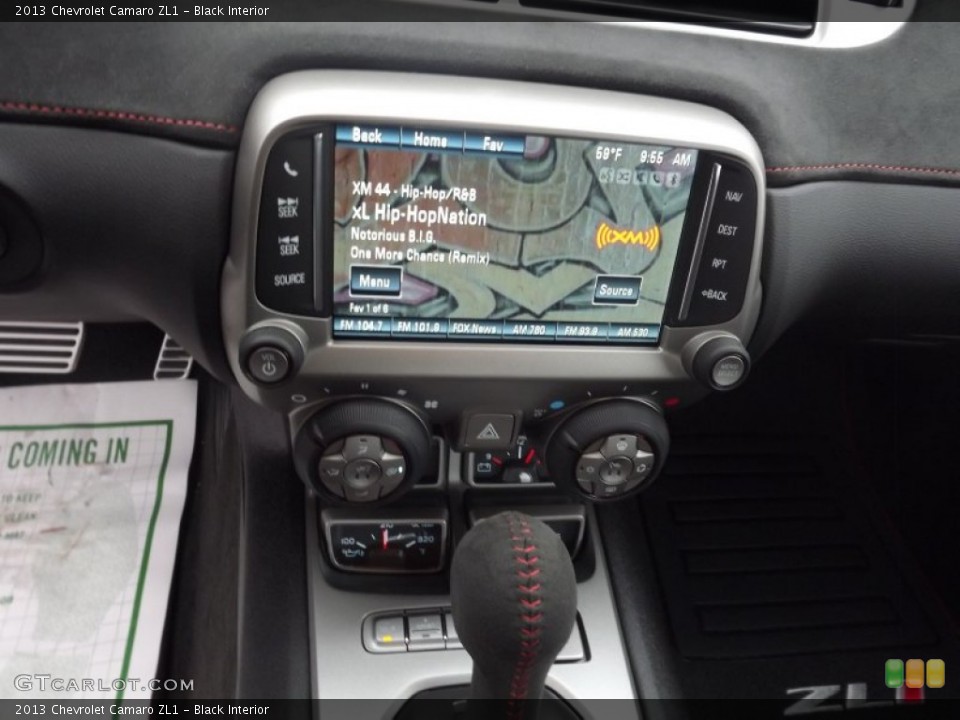 Black Interior Controls for the 2013 Chevrolet Camaro ZL1 #74504465