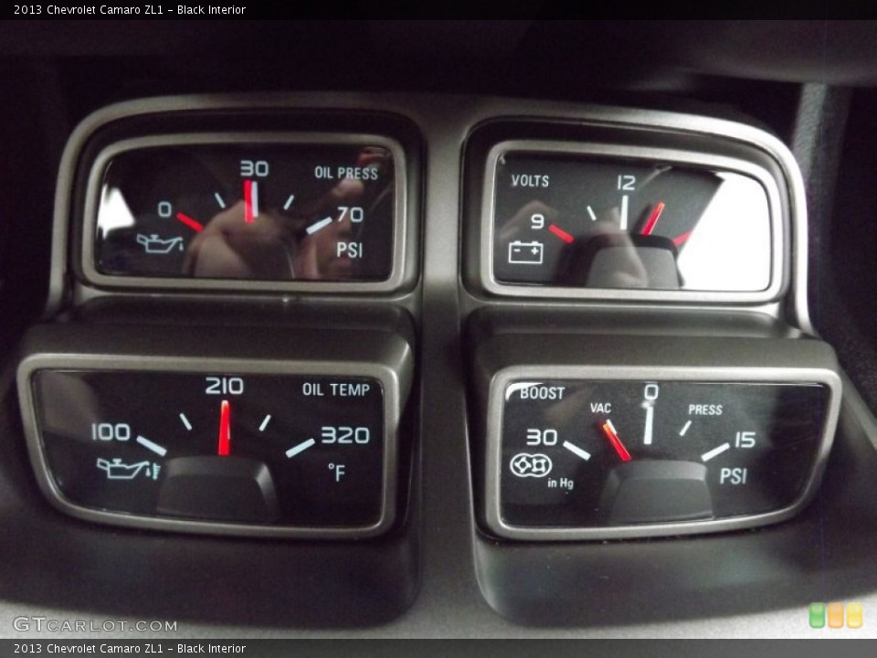Black Interior Gauges for the 2013 Chevrolet Camaro ZL1 #74504540
