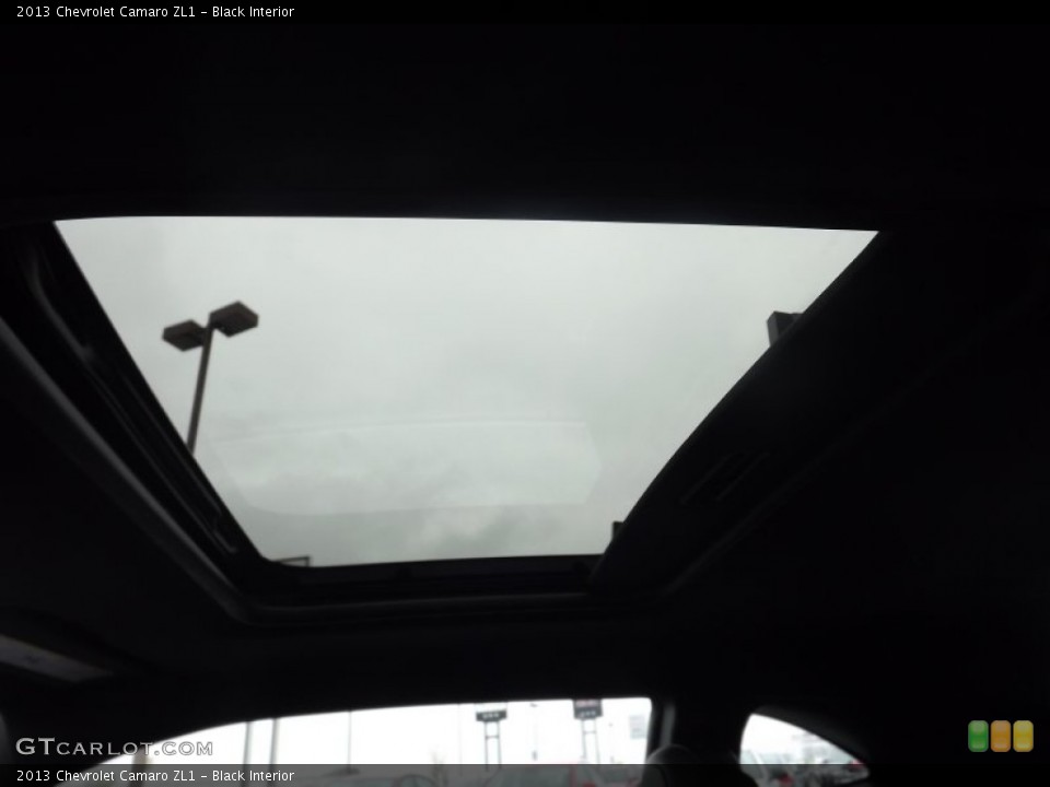 Black Interior Sunroof for the 2013 Chevrolet Camaro ZL1 #74504713