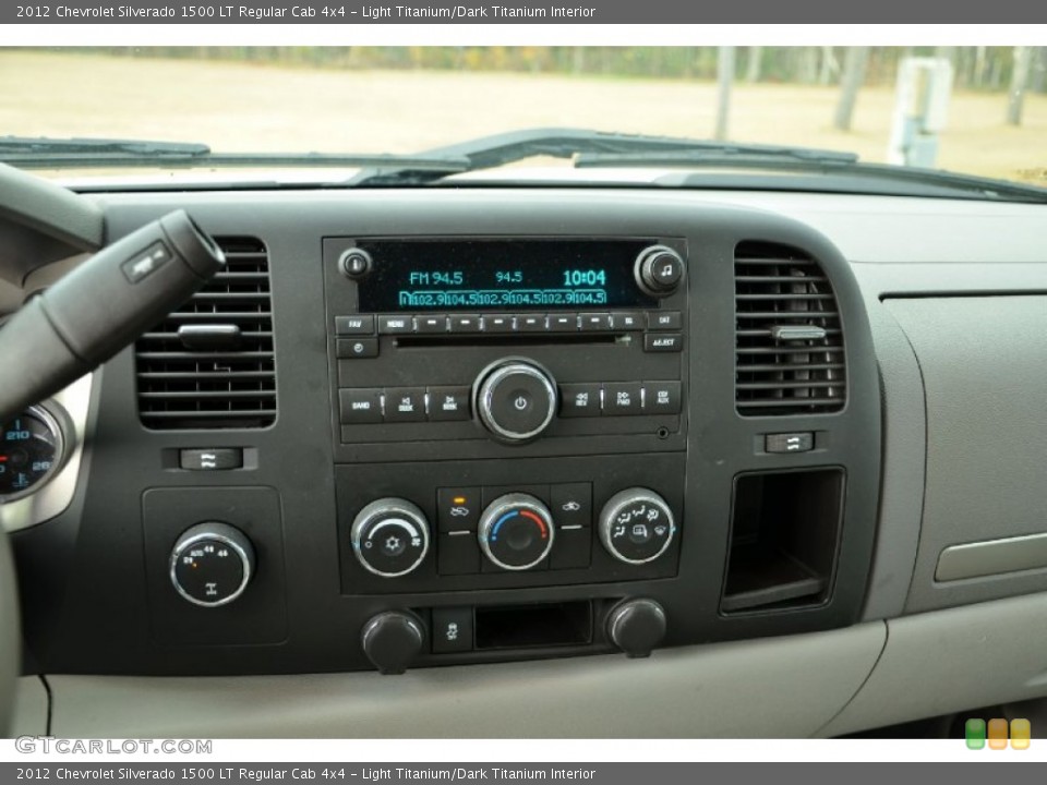 Light Titanium/Dark Titanium Interior Controls for the 2012 Chevrolet Silverado 1500 LT Regular Cab 4x4 #74505221