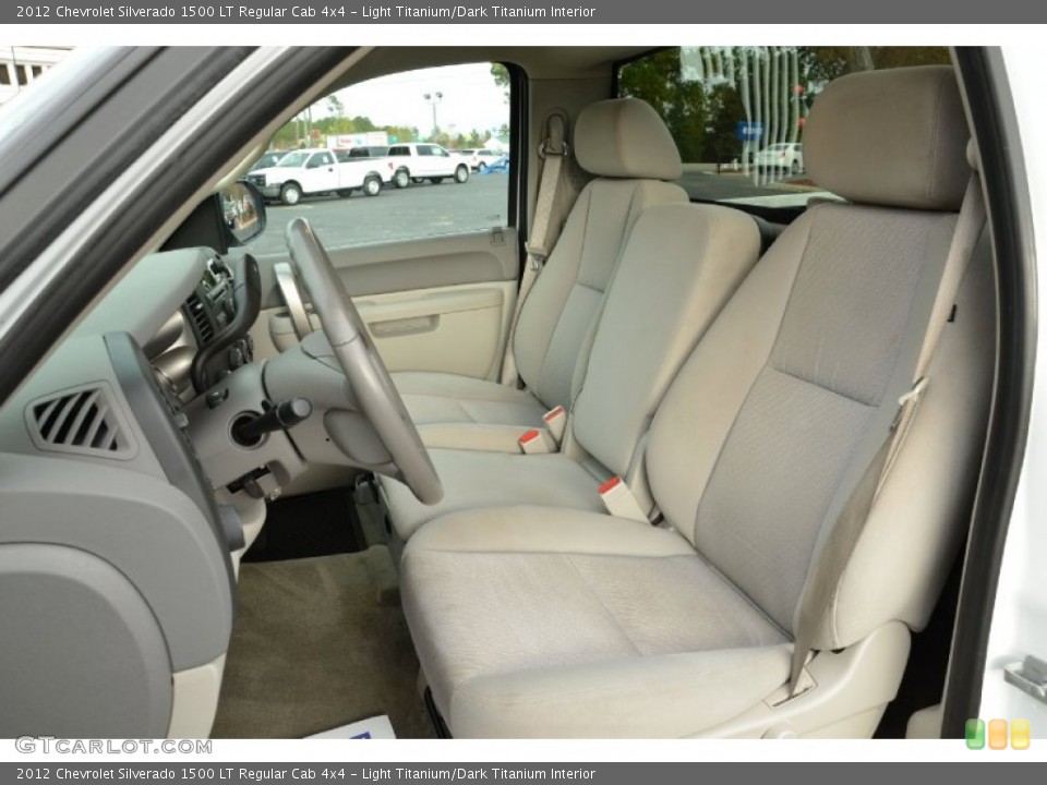 Light Titanium/Dark Titanium Interior Front Seat for the 2012 Chevrolet Silverado 1500 LT Regular Cab 4x4 #74505296