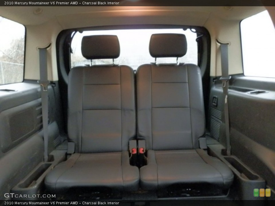 Charcoal Black Interior Rear Seat for the 2010 Mercury Mountaineer V6 Premier AWD #74505608