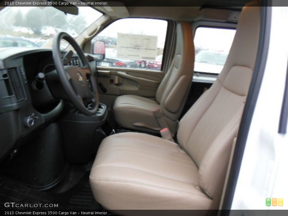 Neutral Interior Front Seat for the 2013 Chevrolet Express 3500 Cargo Van #74506430