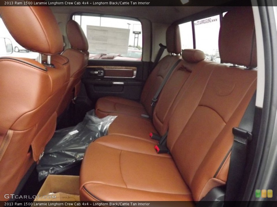 Longhorn Black/Cattle Tan Interior Rear Seat for the 2013 Ram 1500 Laramie Longhorn Crew Cab 4x4 #74506598