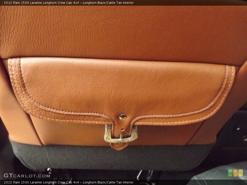 Longhorn Black/Cattle Tan Interior Front Seat for the 2013 Ram 1500 Laramie Longhorn Crew Cab 4x4 #74506649
