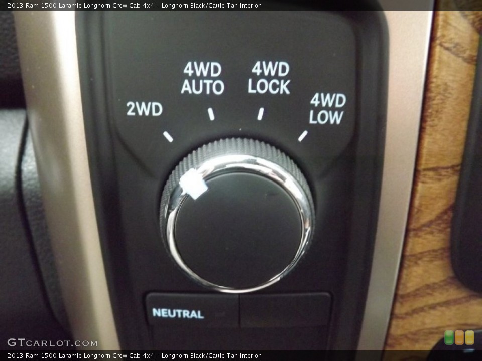 Longhorn Black/Cattle Tan Interior Controls for the 2013 Ram 1500 Laramie Longhorn Crew Cab 4x4 #74506892