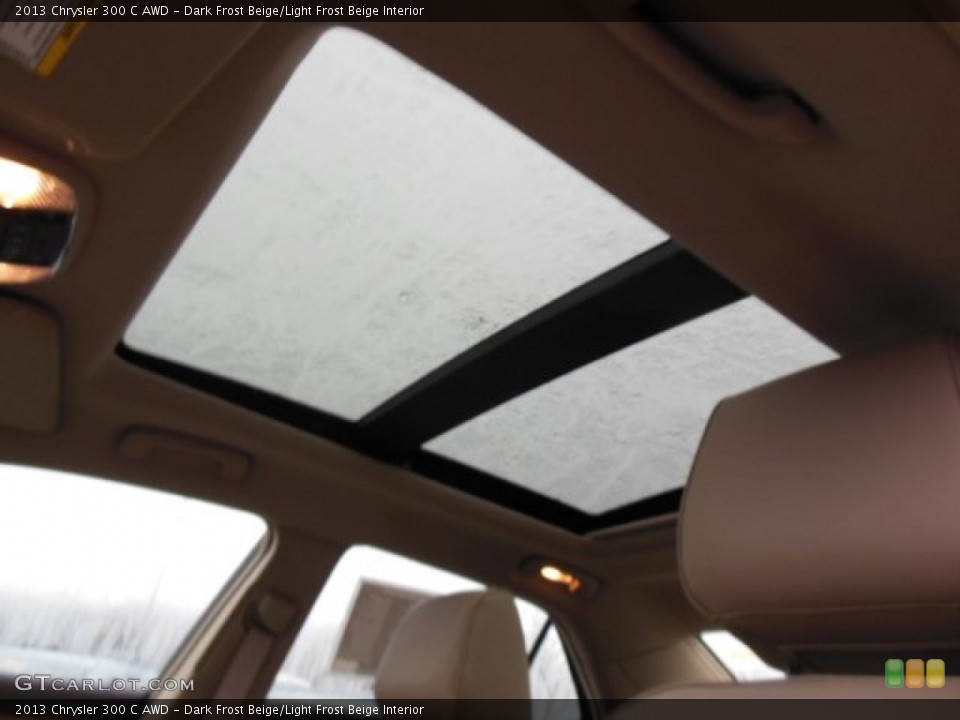 Dark Frost Beige/Light Frost Beige Interior Sunroof for the 2013 Chrysler 300 C AWD #74507613