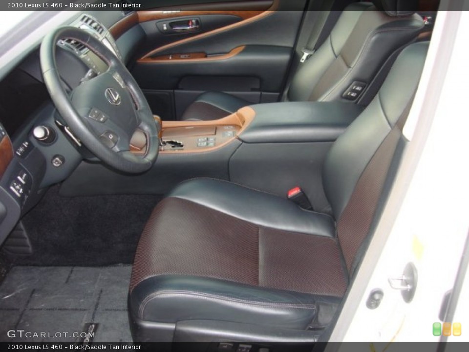 Black/Saddle Tan Interior Front Seat for the 2010 Lexus LS 460 #74507630