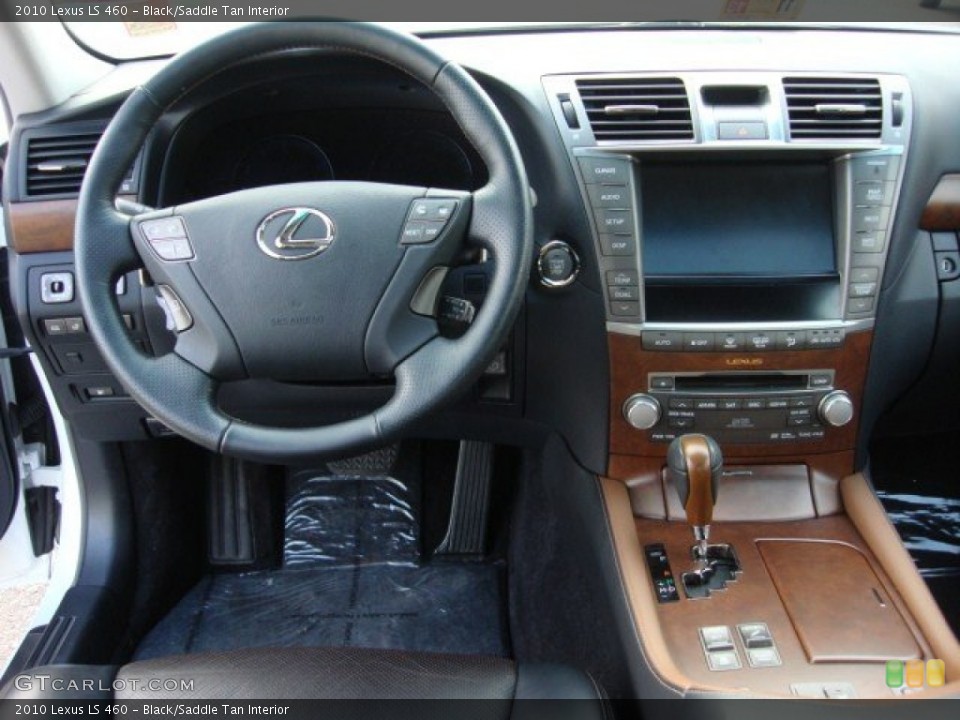 Black/Saddle Tan Interior Dashboard for the 2010 Lexus LS 460 #74507675