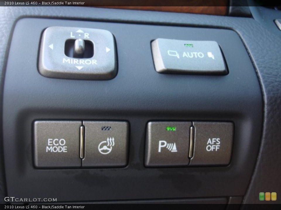 Black/Saddle Tan Interior Controls for the 2010 Lexus LS 460 #74507882