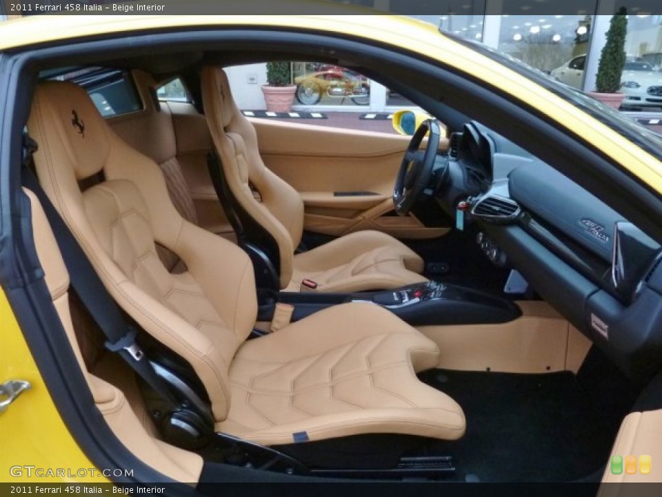 Beige Interior Front Seat for the 2011 Ferrari 458 Italia #74508156