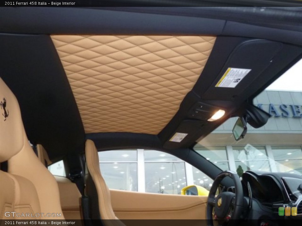 Beige Interior Photo for the 2011 Ferrari 458 Italia #74508194