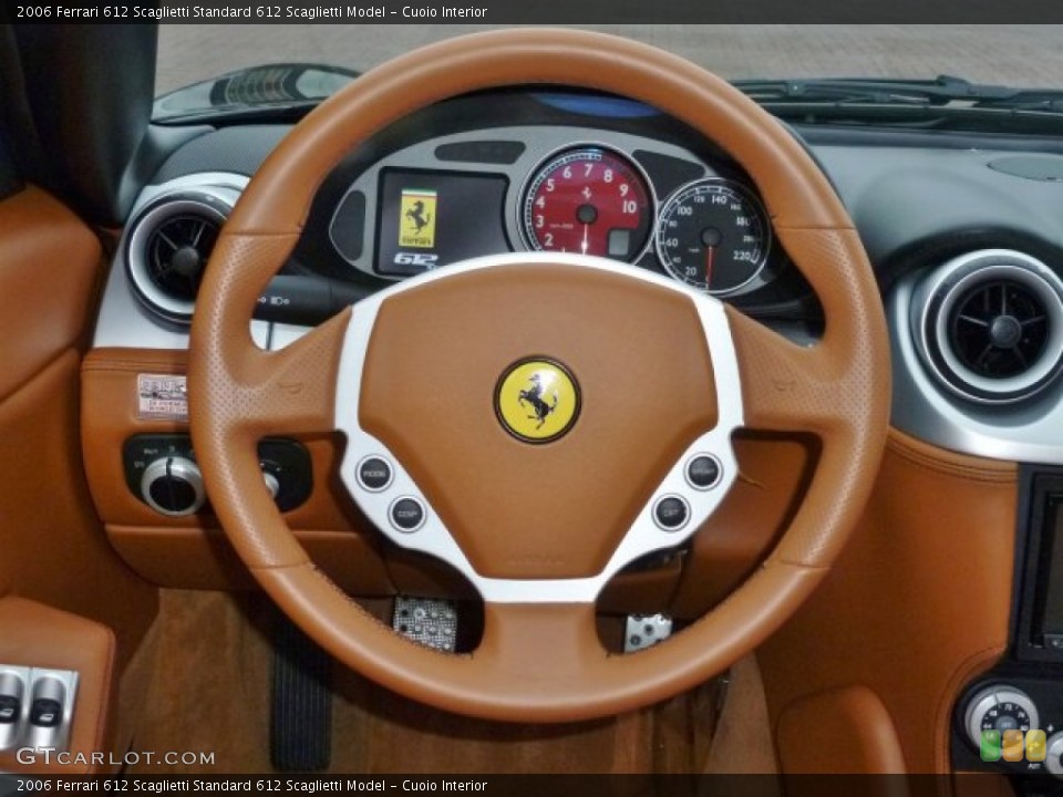 Cuoio Interior Steering Wheel for the 2006 Ferrari 612 Scaglietti  #74508797