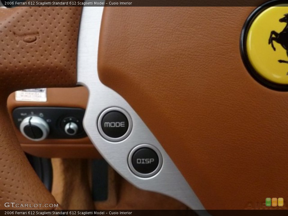 Cuoio Interior Controls for the 2006 Ferrari 612 Scaglietti  #74508815