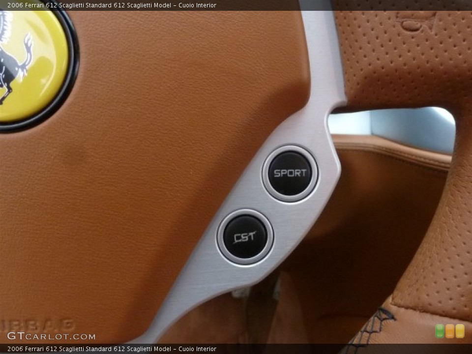 Cuoio Interior Controls for the 2006 Ferrari 612 Scaglietti  #74508834